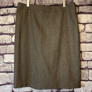 Ann Taylor Gray Pencil Skirt Size 8